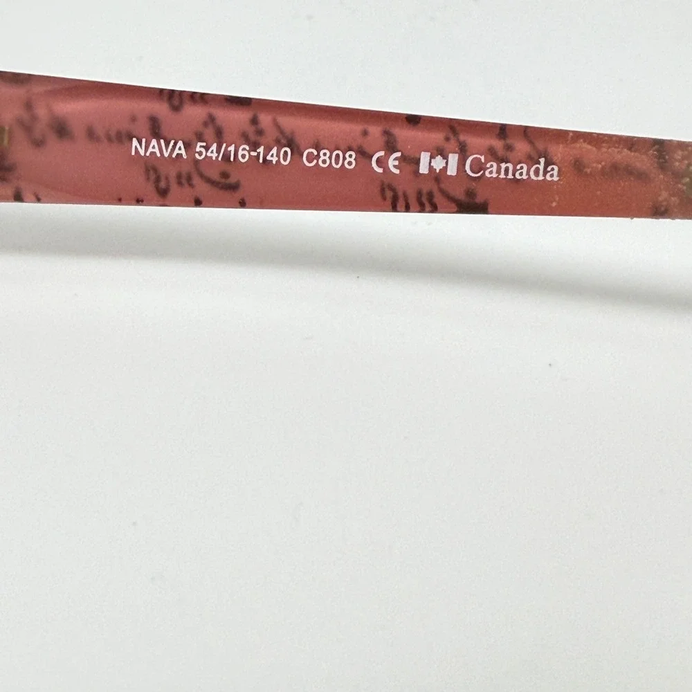 Spectacle‎ EYEworks NAVA C808 Red Geometric Eyeglasses Frames 54/16-140 21593